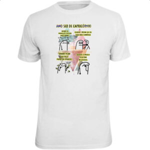 Camiseta Unissex Signo Amo ser de Capriconio