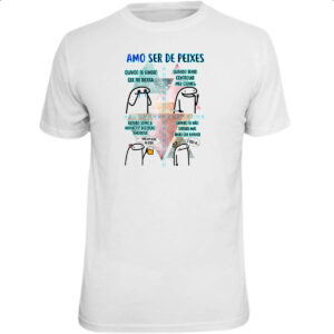 Camiseta Unissex Signo Amo ser de Peixes