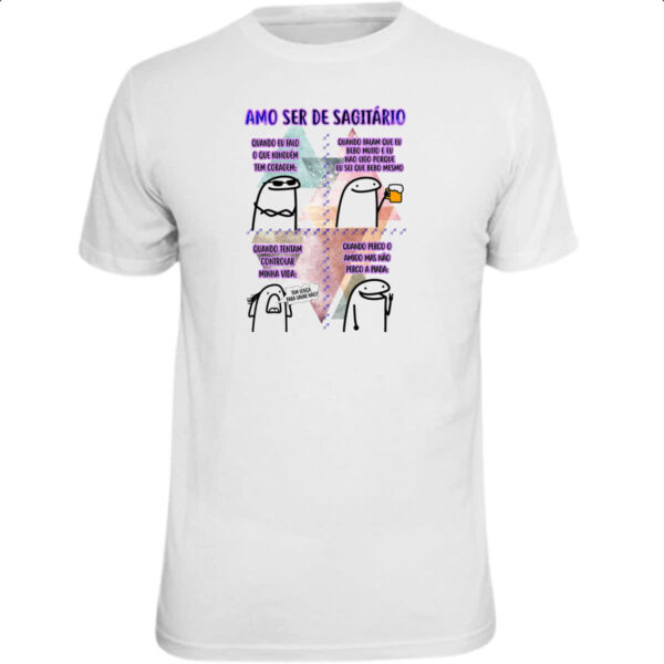 Camiseta Unissex Signo Amo ser de Sagitario