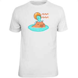 Camiseta Unissex Signo Capivara Aquario