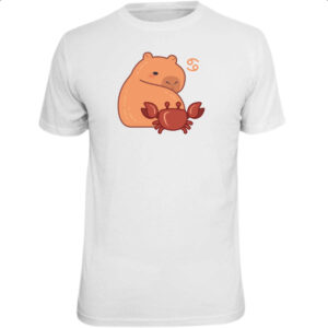Camiseta Unissex Signo Capivara Cancer