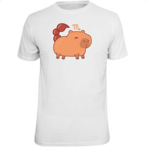 Camiseta Unissex Signo Capivara Escorpiao