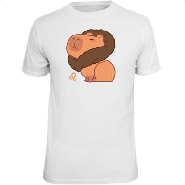 Camiseta Unissex Signo Capivara Leao