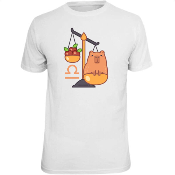 Camiseta Unissex Signo Capivara Libra