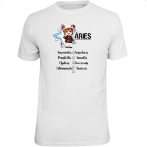 Camiseta Unissex Signo Cute Aries