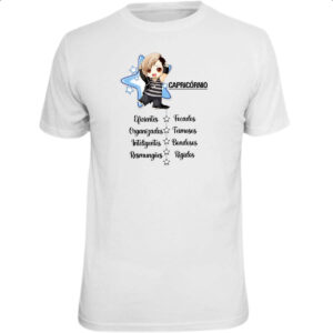 Camiseta Unissex Signo Cute Capricornio
