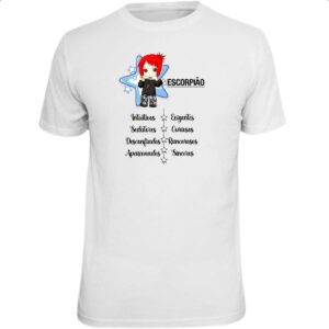 Camiseta Unissex Signo Cute Escorpiao