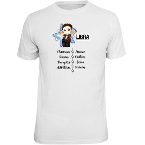 Camiseta Unissex Signo Cute Libra