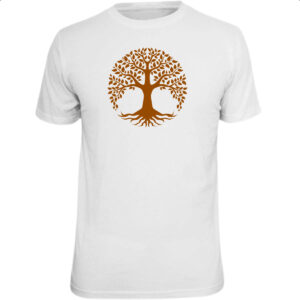 Camiseta Unissex Arvore da vida marrom