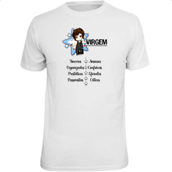Camiseta Unissex Signo Cute Virgem