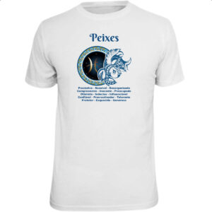 Camiseta Unissex Signo de Peixes adjetivos
