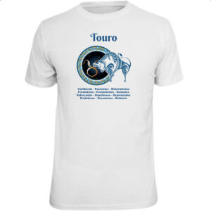 Camiseta Unissex Signo de Touro adjetivos