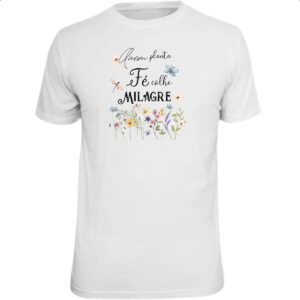 Camiseta Unissex Salmos planta fe