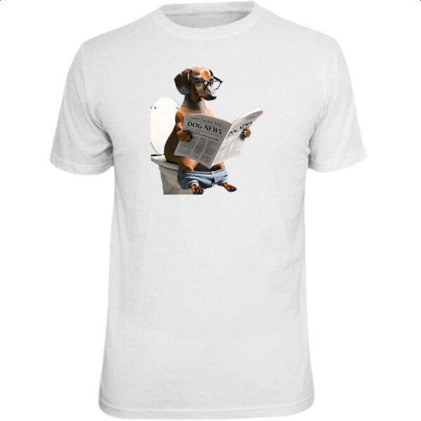 Camiseta Unissex Salsichinha na sala de forca