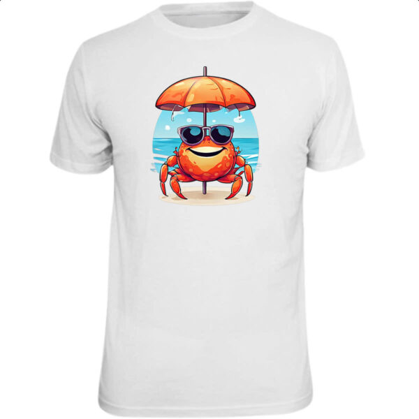 Camiseta Unissex Siri Praia Guarda Sol