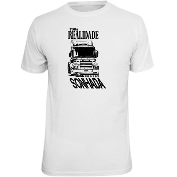 Camiseta Unissex Sonho caminhao