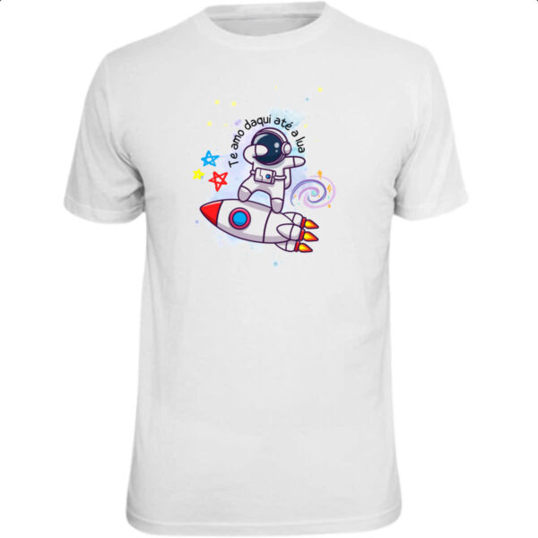 Camiseta Unissex Astronauta dab no foquete