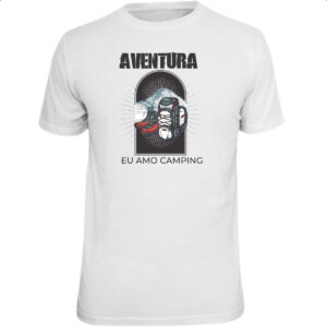 Camiseta Unissex Aventura eu amo camping
