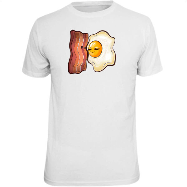 Camiseta Unissex Bacon e ovo