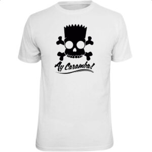Camiseta Unissex Bart Pirata - Ay Caramba