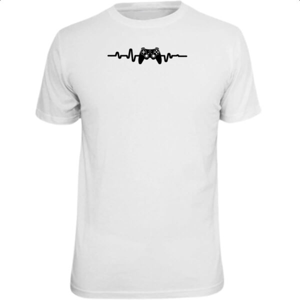 Camiseta Unissex Batimento cardiaco games