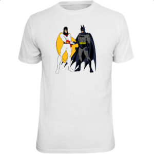 Camiseta Unissex Batman encontra Space Ghost