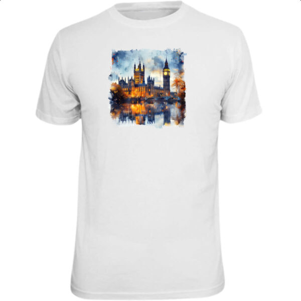 Camiseta Unissex Big Ben watercolor