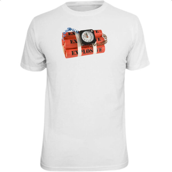 Camiseta Unissex Bomba relogio