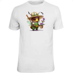 Camiseta Unissex Abelha jardineira