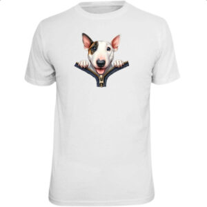 Camiseta Unissex Bull Terrier no Ziper
