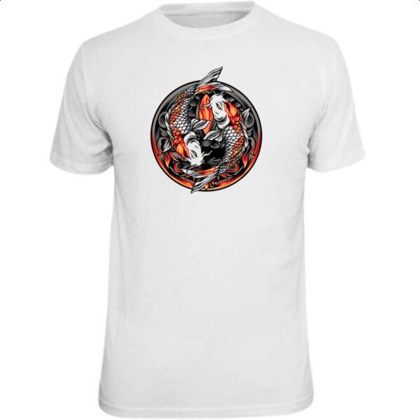 Camiseta Unissex Yin Yang Carpa