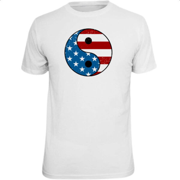 Camiseta Unissex Yin Yang EUA