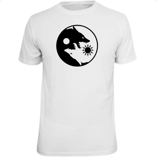 Camiseta Unissex Yin e Yang Lobos