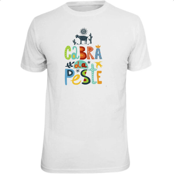 Camiseta Unissex Cabra da peste elementos nordestinos
