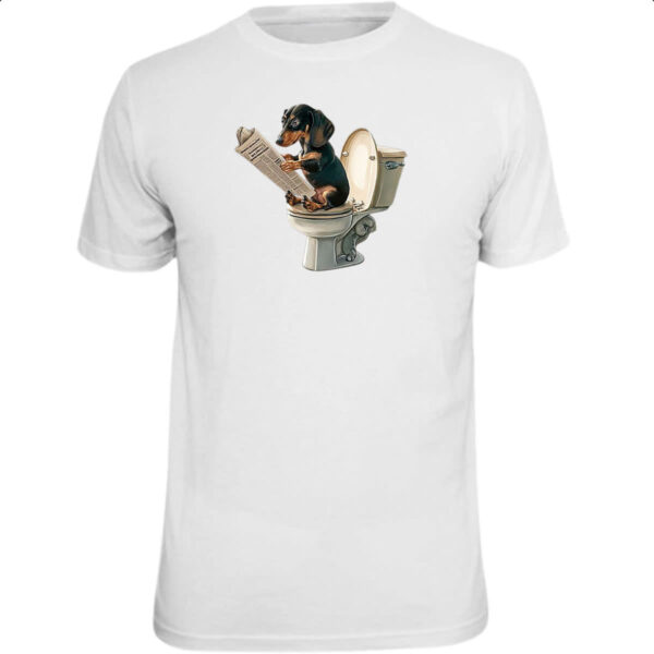 Camiseta Unissex Cachorro Salsisha na sala de forca