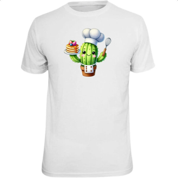 Camiseta Unissex Cacto cozinheiro