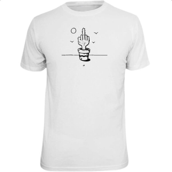Camiseta Unissex Cacto mal educado