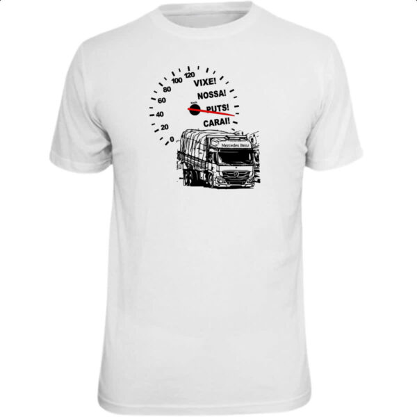 Camiseta Unissex Caminhao velocimetro
