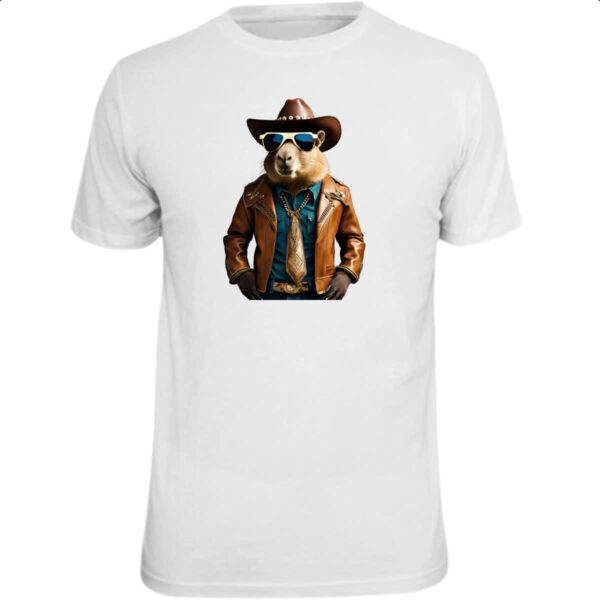 Camiseta Unissex Capivara Cowboy