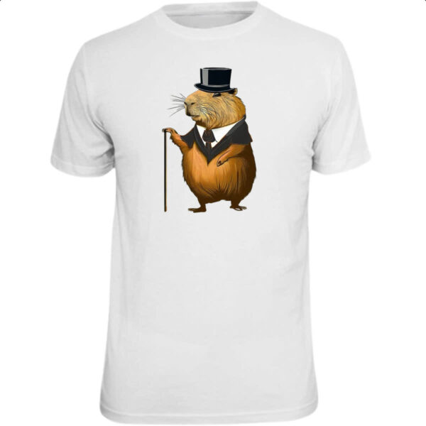 Camiseta Unissex Capivara aristocrata