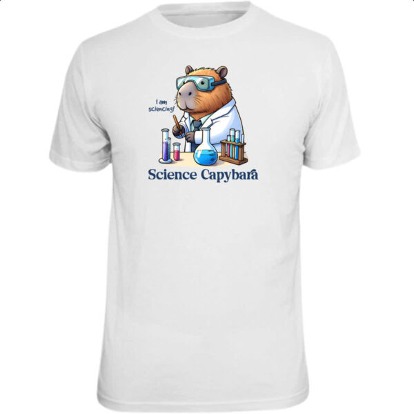 Camiseta Unissex Capivara cientista