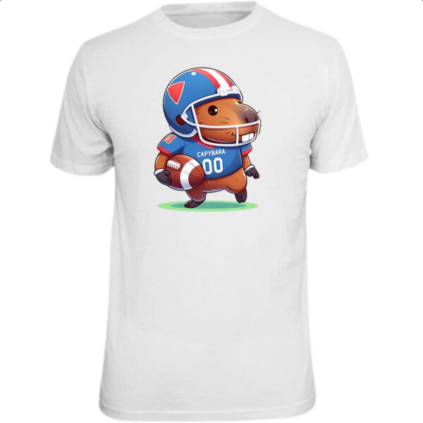 Camiseta Unissex Capivara futebol americano