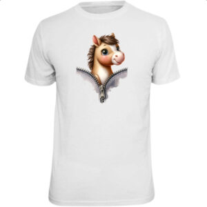 Camiseta Unissex Cavalo no ziper