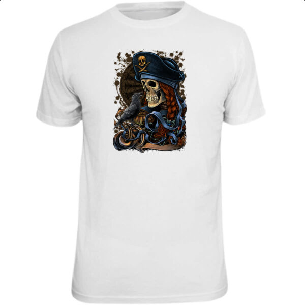 Camiseta Unissex Caveira pirata