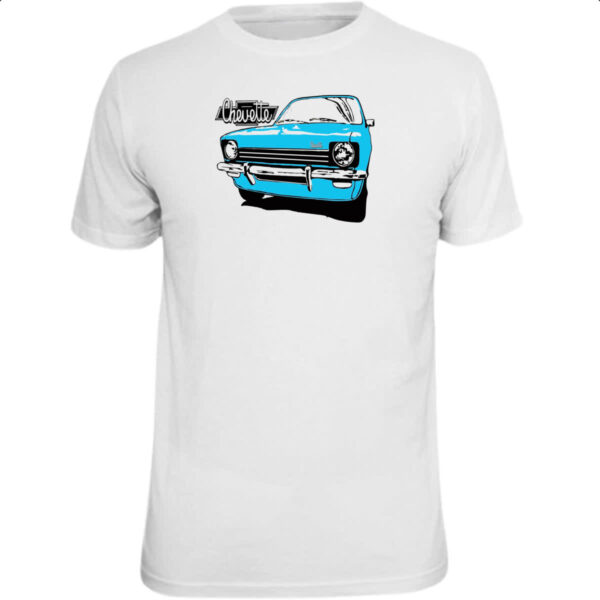 Camiseta Unissex Chevette Azul primeira geracao