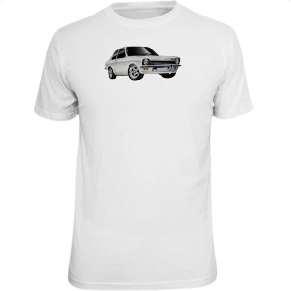 Camiseta Unissex Chevette Tubarao Branco