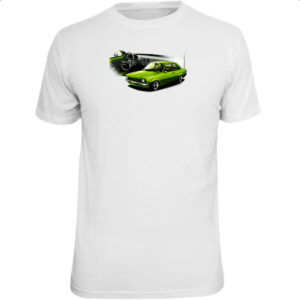 Camiseta Unissex Chevette primeira geracao verde