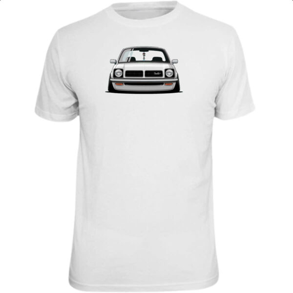 Camiseta Unissex Chevette segunda geracao frente branco
