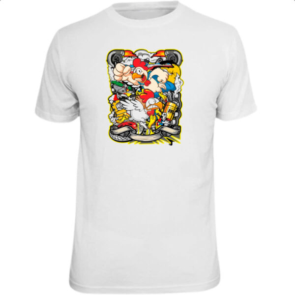 Camiseta Unissex Chicken turbo