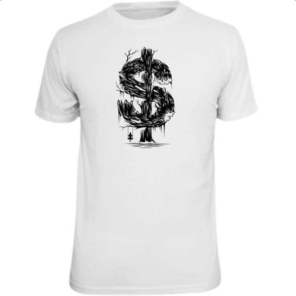 Camiseta Unissex Cifrao arvore e balanco